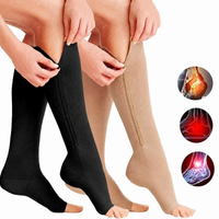 LegGuard™ Compression Socks for Swollen Ankles and Legs, Sore Feet, Wide Calves, Tired Legs and Long Days on Your Feet