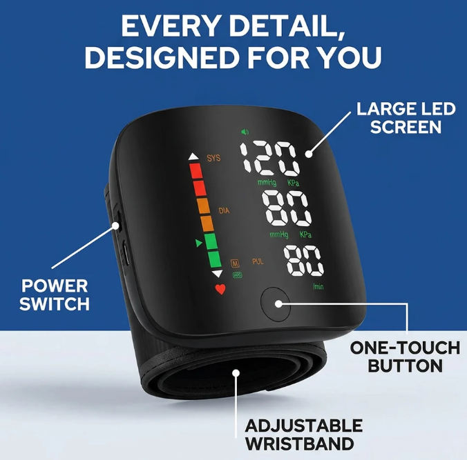 WristEase™ Blood Pressure Monitor