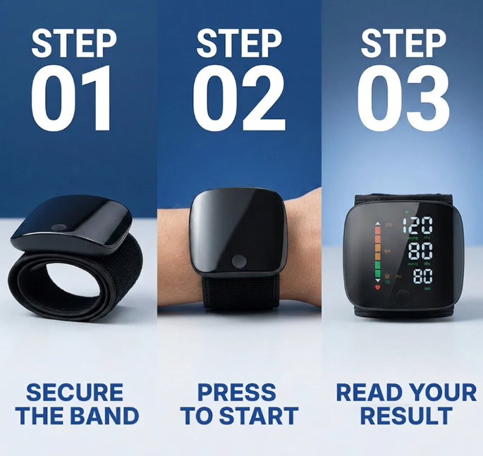 WristEase™ Blood Pressure Monitor